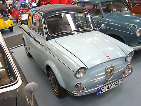 pâle/bleu clair PR0020 environ 1270.00 cm SUPERBE PREMIUM X 1/43 Résine 1960 NSU-Fiat Weinsberg 500 in 